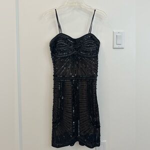 Black beaded dress